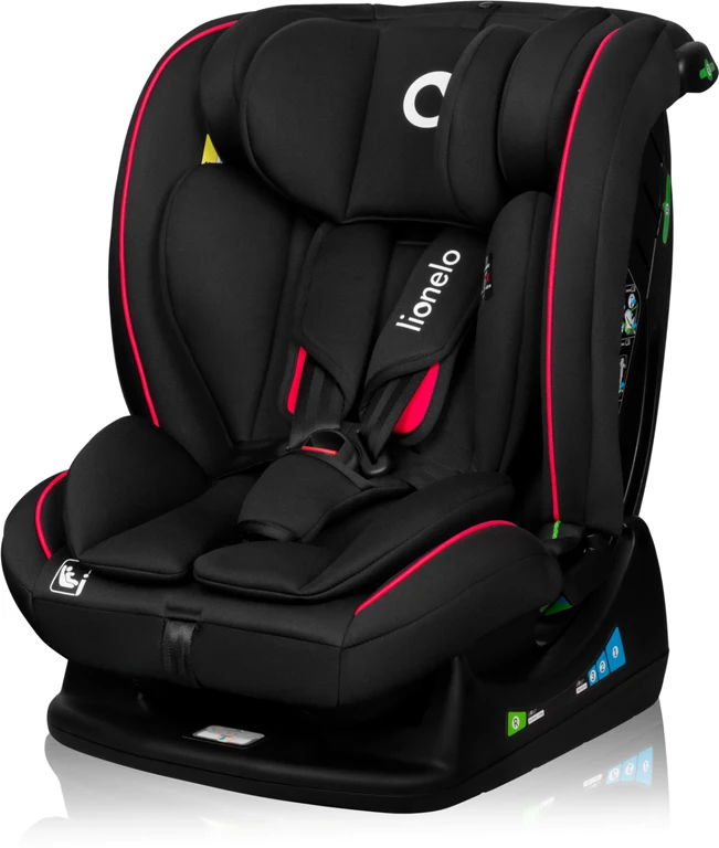 Автокресло Lionelo Aart i-Size BLACK CARBON RED